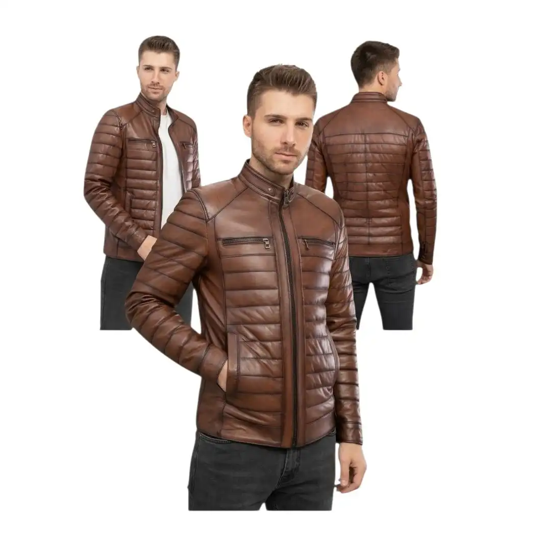 Men's leather jacket