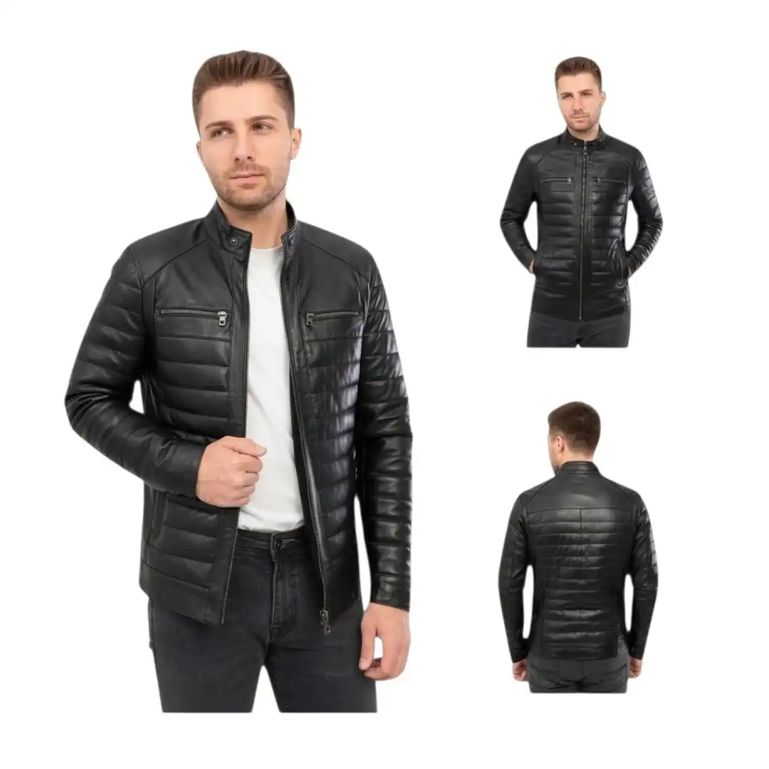 Men's leather jacket