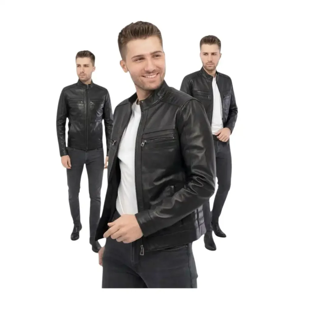 Men's leather jacket