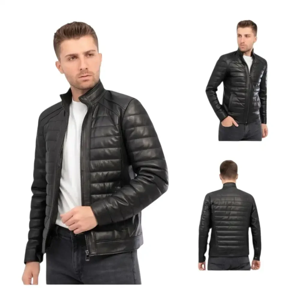 Men's leather jacket