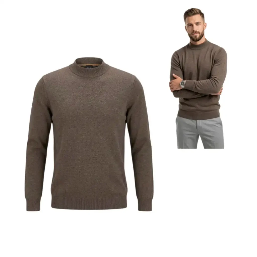 Men's high-neck pullover sweater FABIANI