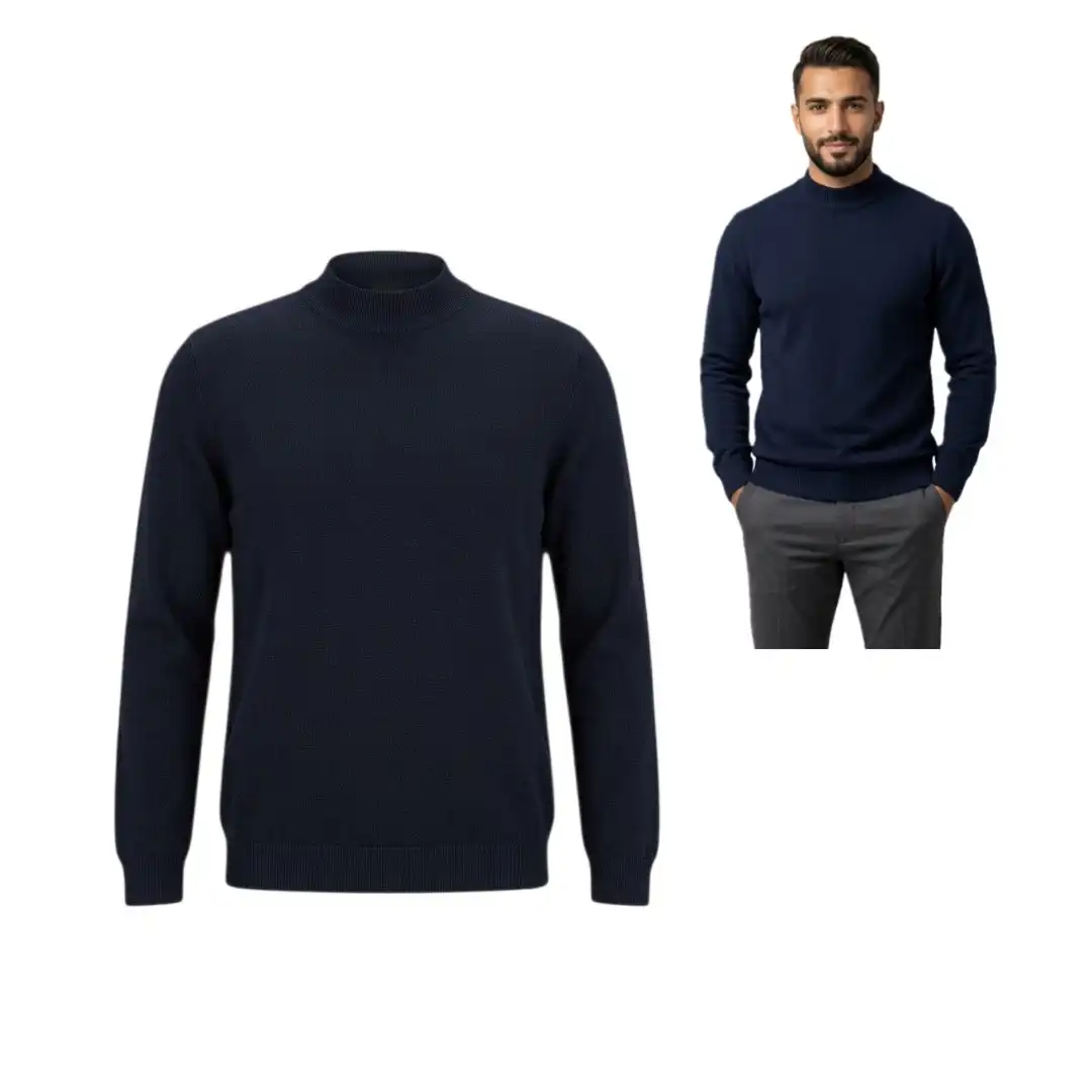 Men's high-neck pullover sweater FABIANI
