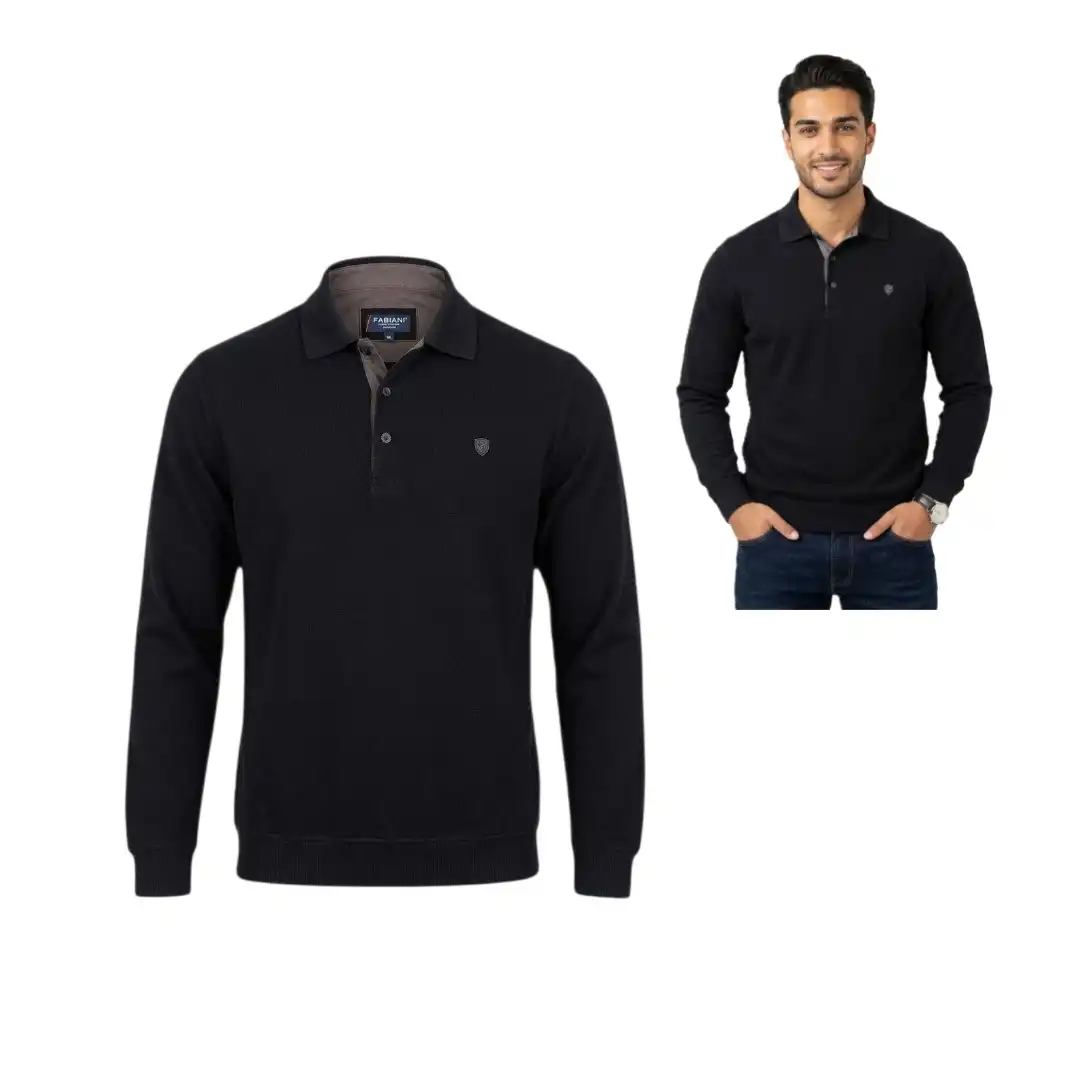 Men's polo pullover sweater FABIANI