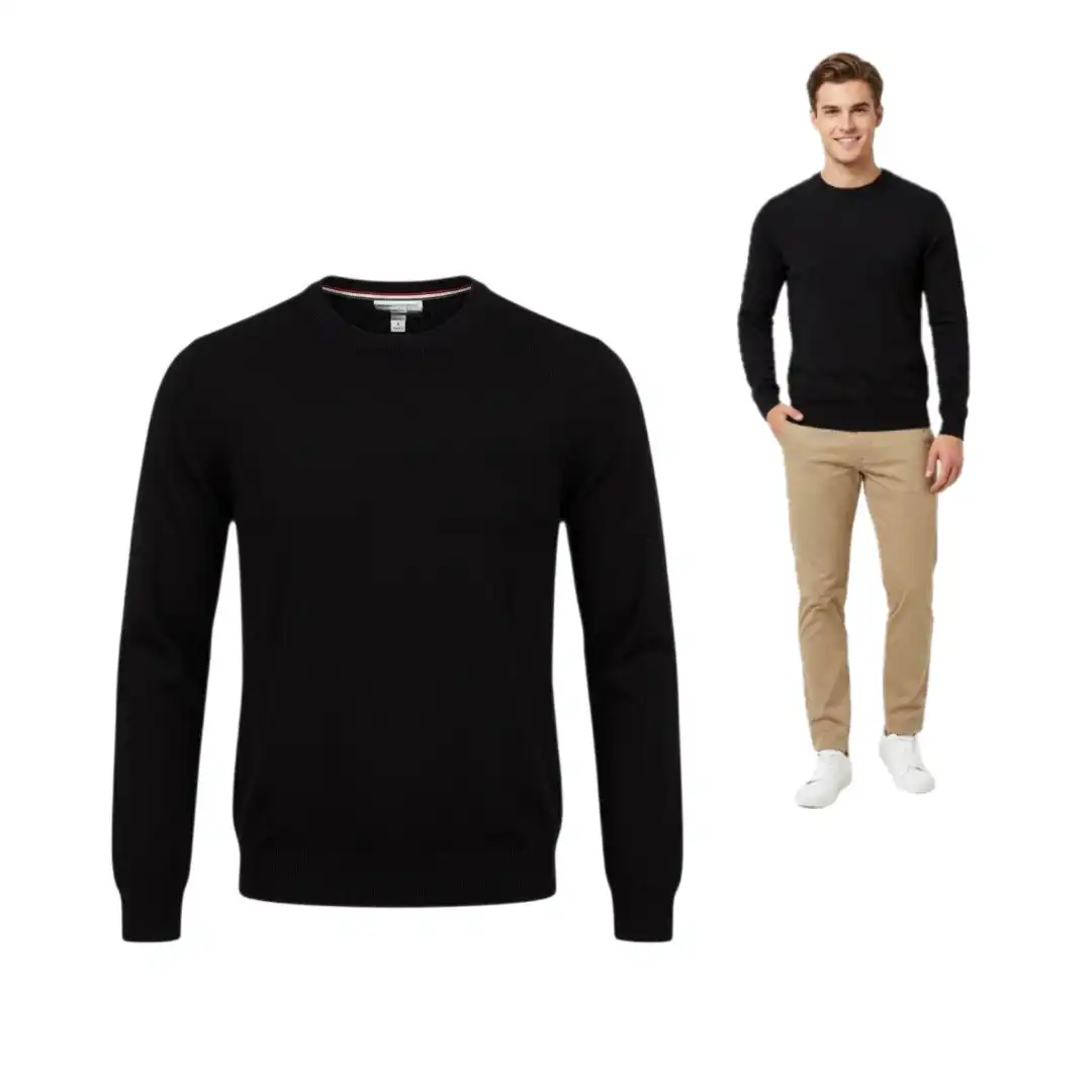 Men's crew neck pullover sweater FABIANI