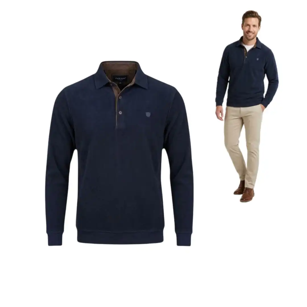 Men's polo pullover sweater FABIANI